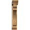 Ekena Millwork Olympic Traditional Smooth Bracket w/ Offset Brace, Western Red Cedar, 5 1/2"W x 30"D x 30"H BKT0604X30X30OLY01SWR - alternate 4